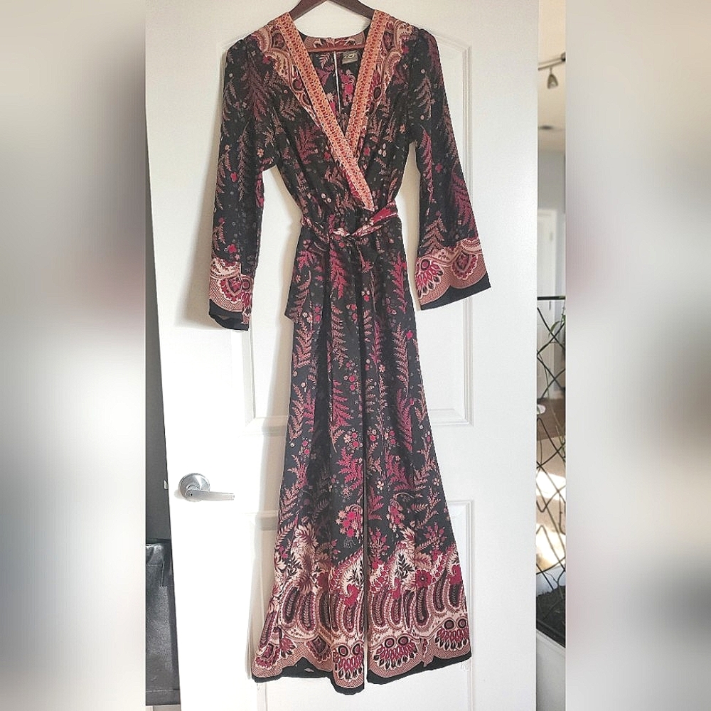 Anthropologie One September Jumpsuit Petite Medium